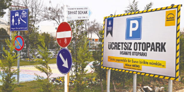 Ücretsiz otoparkta ucuz siyaset
