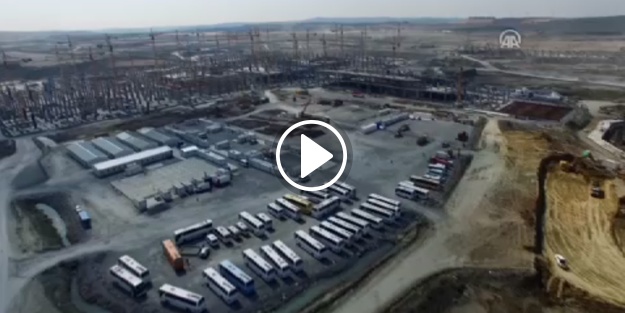 Üçüncü Havalimanı'na havadan bir bakış