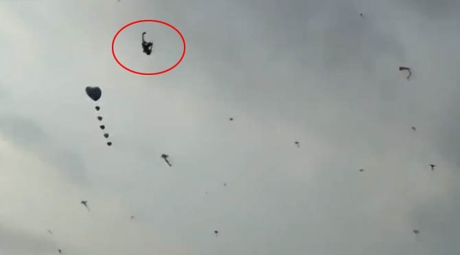 Uçurtma çocuğu bakın nasıl uçurdu! - VİDEO