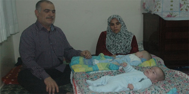 Üçüzlerine Cumhurbaşkanı Erdoğan'ın ismini verdiler