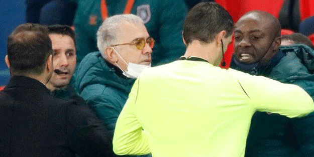 UEFA, PSG-Başakşehir maçındaki ırkçı hakem Coltescu'ya ceza vermedi