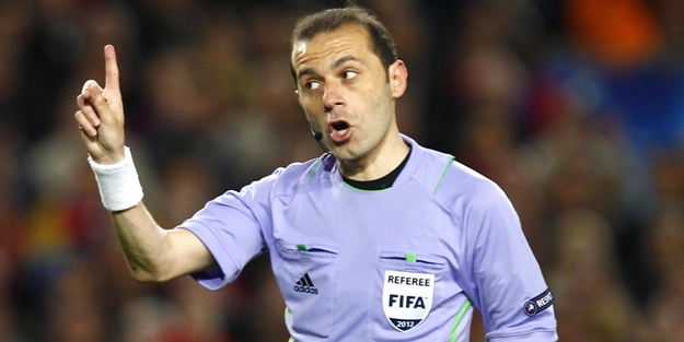 UEFA'dan flaş Cüneyt Çakır kararı