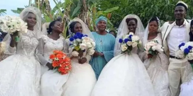 Uganda'da skandal: Ugandalı bir iş insanı aynı günde 7 kadınla evlendi! Ülkede çok konuşuluyor