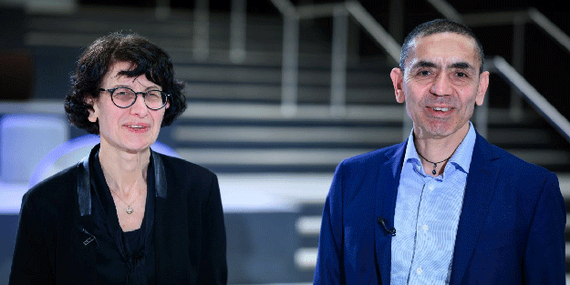 Uğur Şahin ve Özlem Türeci'ye ödül