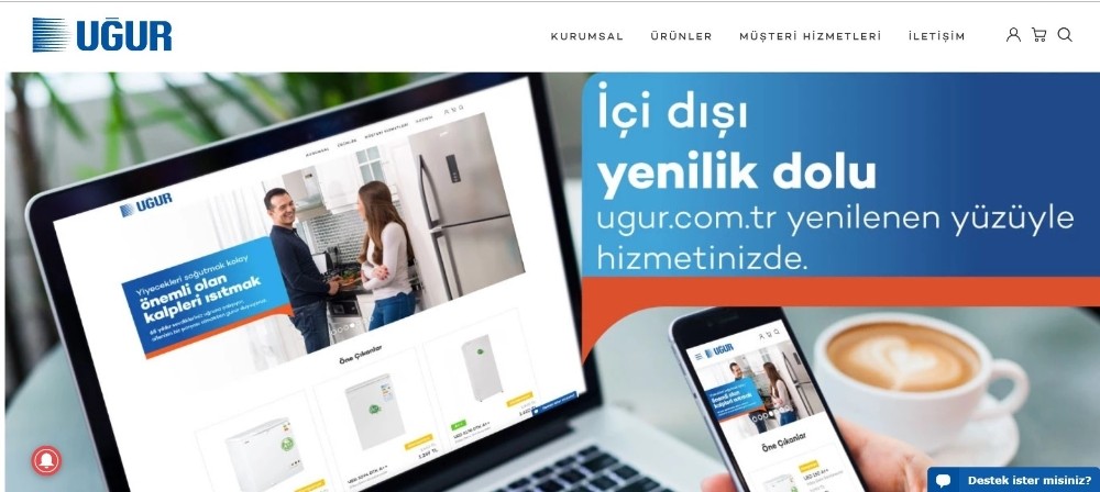 Uğur Soğutmanın web sitesi yenilendi 