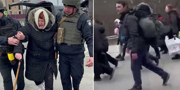 Irpin'den 200'ü çocuk toplam 2 bin kişi tahliye edildi