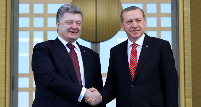 Ukrayna Devlet Başkanı Poroşenko Beştepe'de