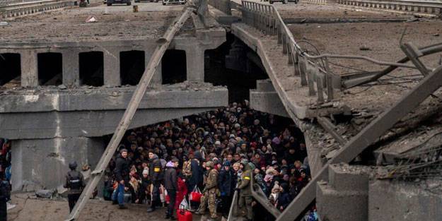 Ukrayna halkı savaştan kaçıyor