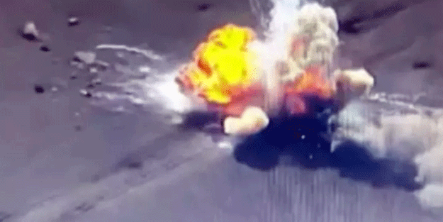 Ukrayna ordusu paylaştı! Rus araçları böyle imha edildi