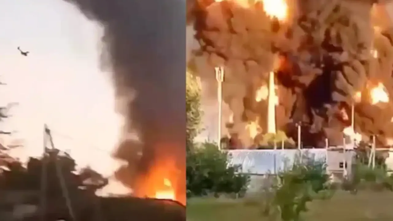 Ukrayna petrol deposunu vurdu!