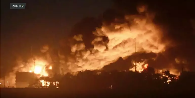 Ukrayna Rusya'da petrol deposunu vurdu