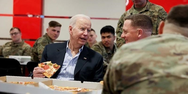 Ukrayna sınırındaki ABD'li askerleri ziyaret eden Biden, oğlunun madalyalarını anlattı