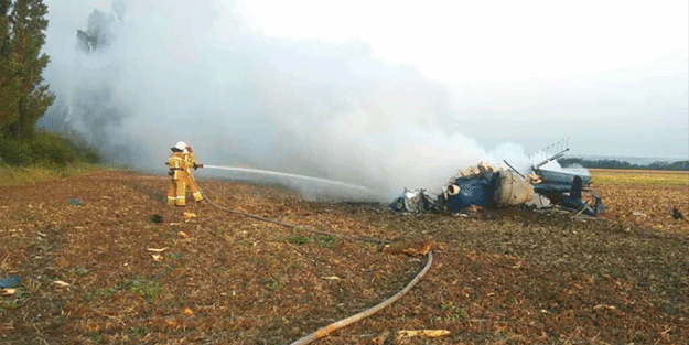 Ukrayna'da helikopter kazası! Ölüler var