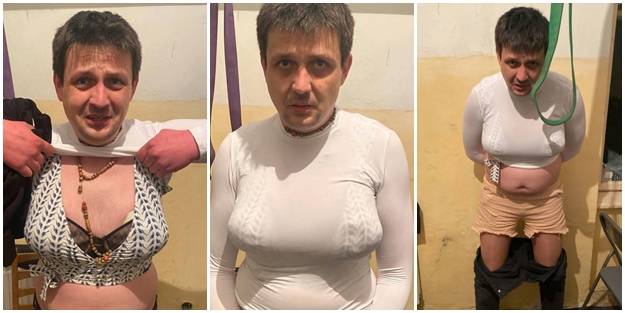 Ukrayna'da kadın kılığına girerek kaçmaya çalışan şahıs yakalandı!