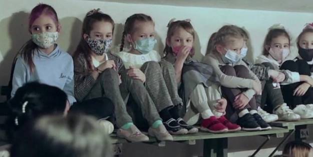 Ukrayna'da yürek sızlatan görüntü!