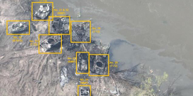 Ukrayna'dan Rus ordusuna pusu! Onlarca asker ve zırhlı araç kaybettiler