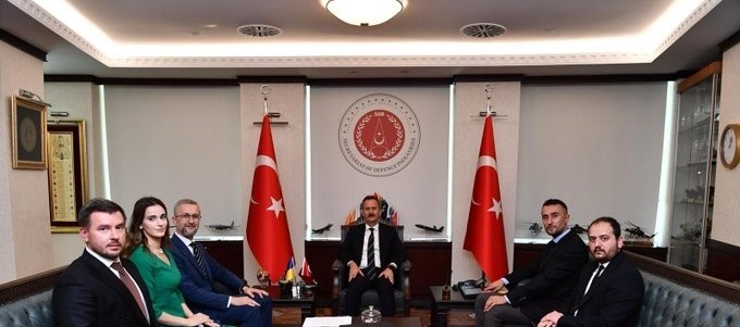 Ukrayna'nın Ankara Büyükelçisi Celal'den Savunma Sanayii Başkanlığı'na ziyaret