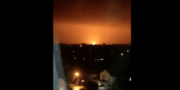Ukrayna'nın Lugansk kentinde gaz boru hattında patlama!