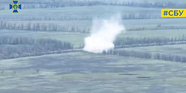 Ukrayna’ya ait intihar İHA’ları, Rus askeri araçlarını böyle vurdu