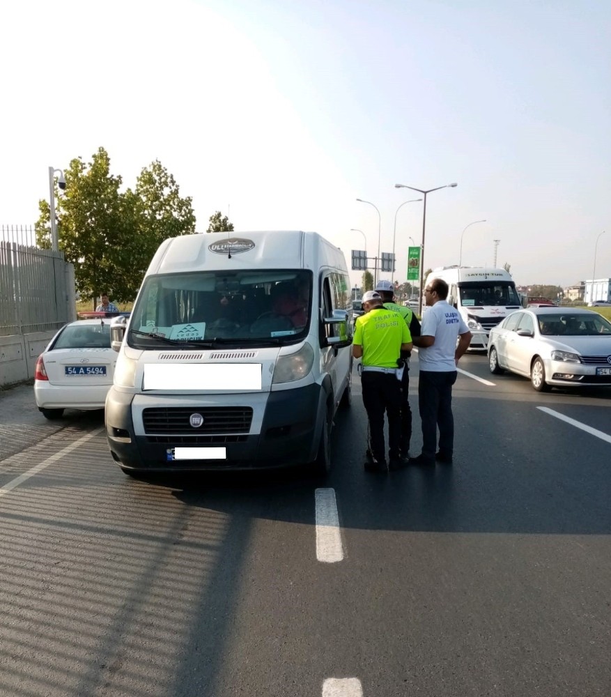 Ulaşımdan servis araçlarına sıkı kontrol 