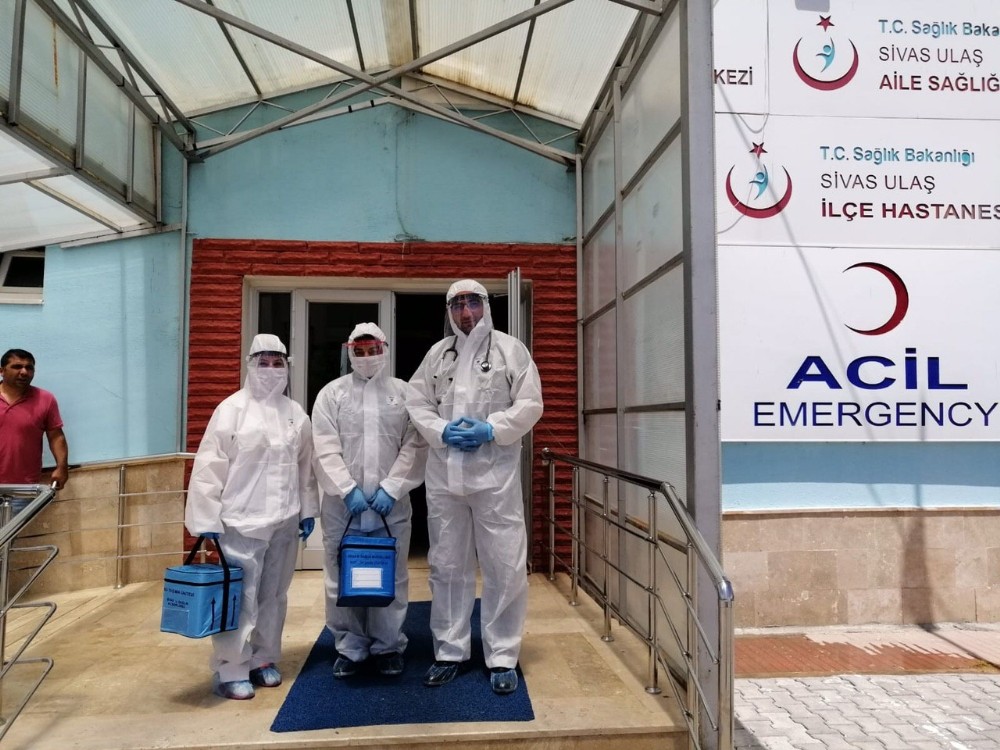 Ulaş’ta Covid-19 toplum taraması başladı 