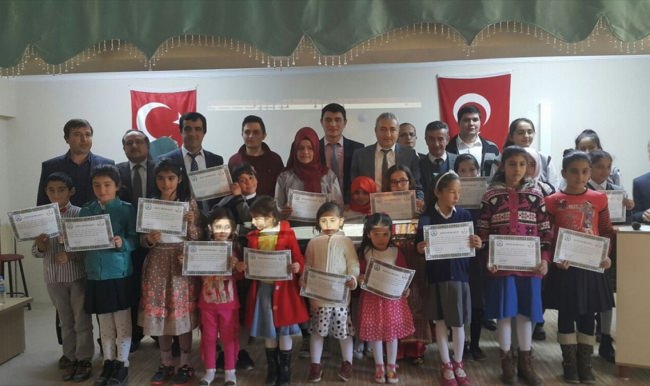 Ulaş'ta İstiklal Marşı'nı güzel okuma yarışması düzenlendi