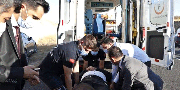 Bakan Karaismailoğlu'nun konvoyunda kaza meydana geldi