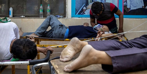 Ülke felaketi yaşıyor! Oksijen ve remdesivir karaborsaya düştü