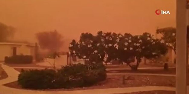 Ülkede felaket! Kum fırtınası hayatı felç etti:3 şehirde elektrik kesildi