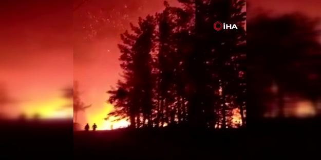 Ülkede felaket yaşanıyor! Dün başlayan yangın yerleşim yerlerine sıçradı