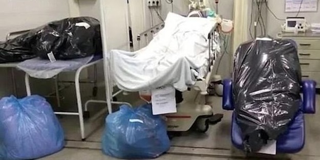 Koronayla boğuşan ülkede kan donduran manzara