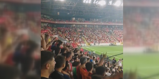 Irkçı slogan atan taraftarlar gözaltına alındı!