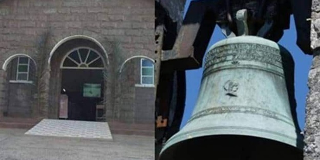 Ülkede şok! 500 kilogramlık kilise çanı çalındı