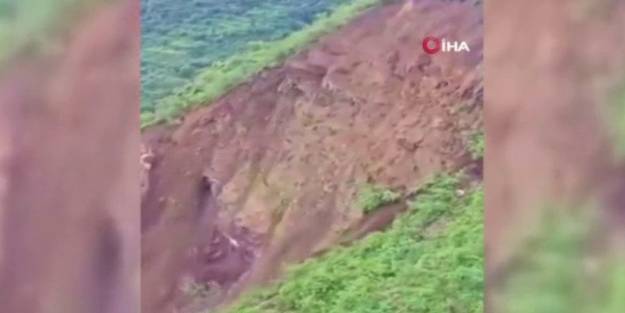 Ülkede yol çöktü: En az 204 kişi mahsur kaldı! İşte anbean o anlar