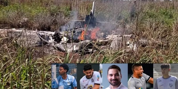 Ülkeyi sarsan olay: Kulüp başkanı ve futbolcuları taşıyan uçak düştü!