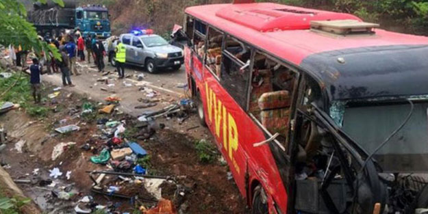 Ülkeyi şok eden kaza! 60 ölü