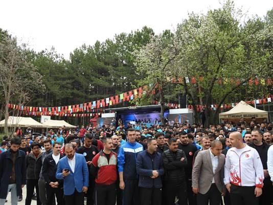 Ülkü Ocakları, Eymir Gölü’nde ’Gençlik Koşusu’ gerçekleştirdi 