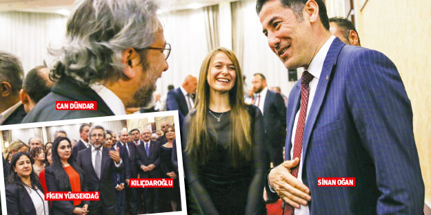 Ülkücülerden Figen ve casuslarla aynı resepsiyona katılan Oğan’a kırmızı kart