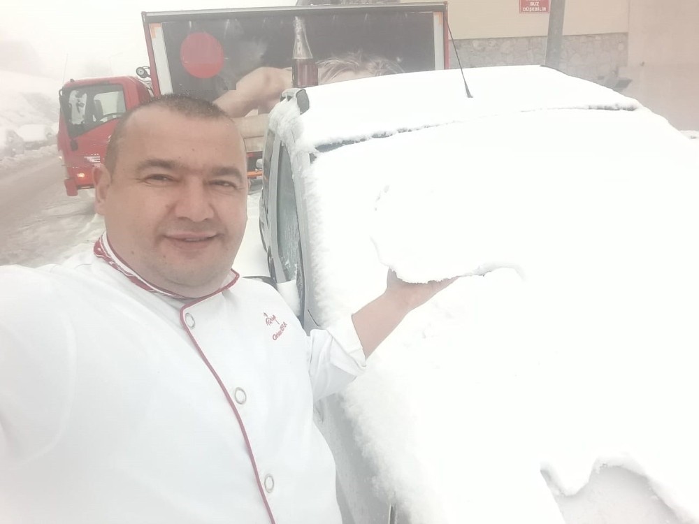 Uludağ’a mart karı yağdı 