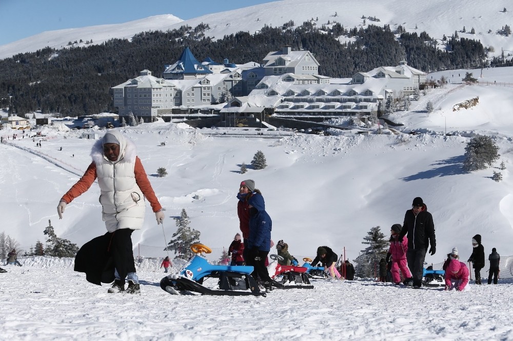 Uludağ’a yağan kar sezon sonuna kadar yetecek 