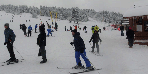 Uludağ'da kar bereketi