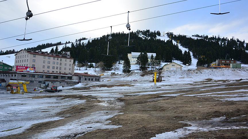 Uludağ'da kar kalmadı