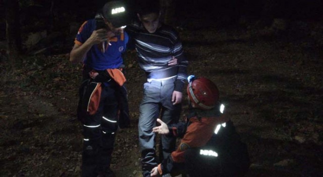 Uludağ'da kaybolan genç 4 saat sonra kurtarıldı
