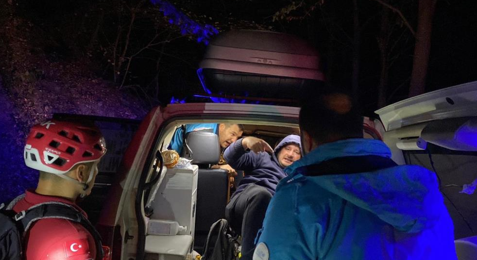 Uludağ’da mahsur kalan vatandaş kurtarıldı