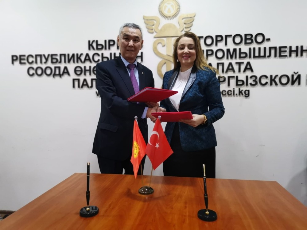 ULUSKON, Bişkek Sanayi ve Ticaret Odası ile anlaşma imzaladı 