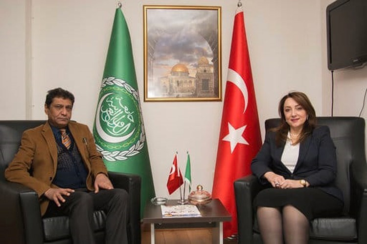 ULUSKON’dan Arap Ligi Türkiye Başkanına ziyaret 