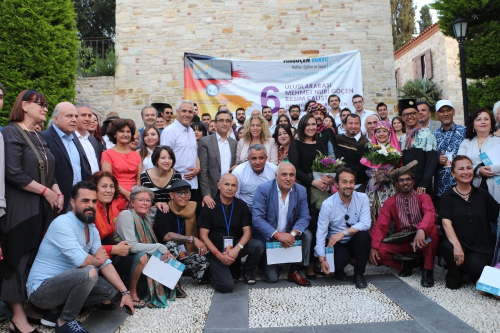 Uluslararası 6. Kuşadası M.Nuri Göçen Resim Çalıştayı sona erdi 