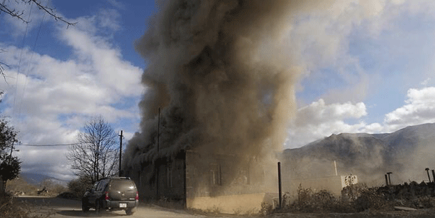 Uluslararası ajanslar fotoğrafları servis etti! Dağlık Karabağ'da şoke eden kareler
