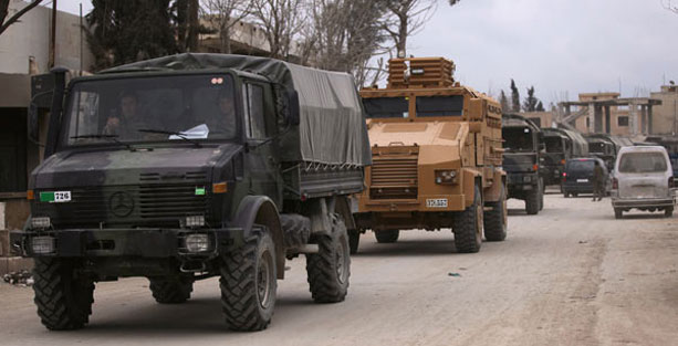 Uluslararası ajanslar son dakika olarak duyurdu… Dev konvoy sınırı geçti