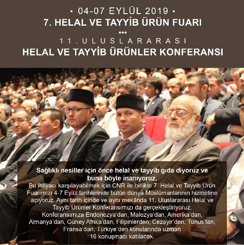 Uluslararası Helal ve Tayyib Konferansı’na sayılı günler kaldı 
